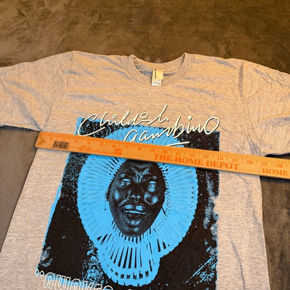 Childish Gambino Awaken My Love T Shirt Gray Short Sleeve Graphic Tee Mens Small - Picture 6 of 9